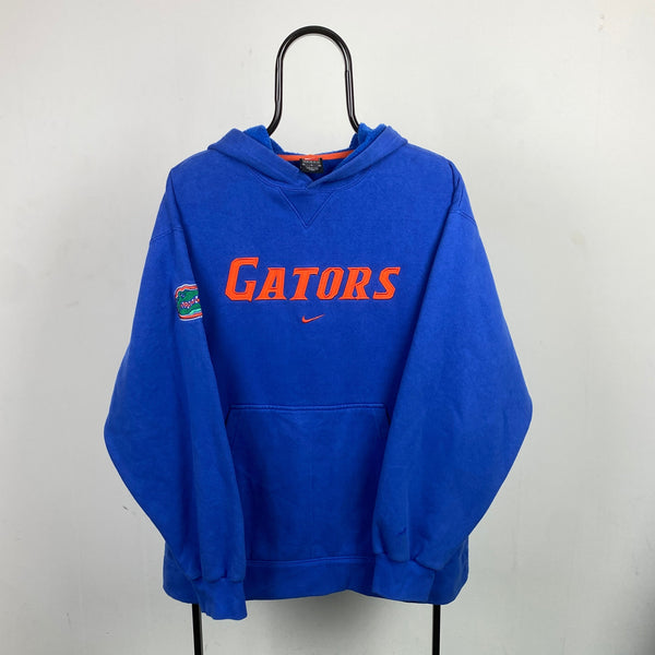 Vintage Nike Team Gators Hoodie Blue Large