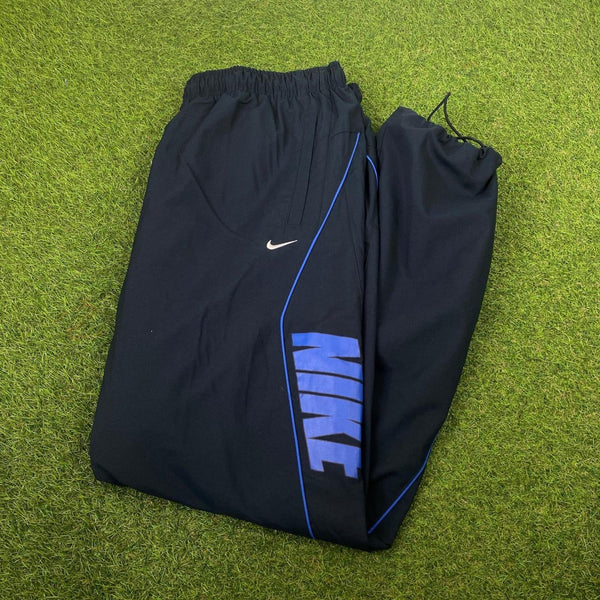 Vintage Nike spell out Joggers Blue XXL