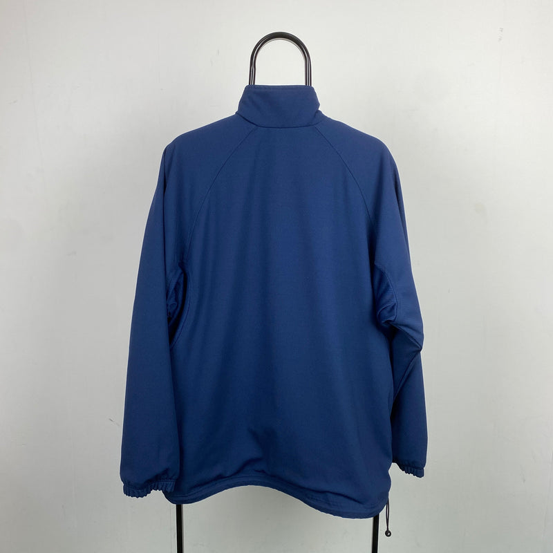 Vintage Nike Reversible Windbreaker Jacket Blue Medium