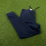 Vintage Nike Cotton Joggers Blue Small