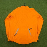 Vintage Nike Storm Fit Waterproof Tracksuit Jacket + Joggers Set Orange Small