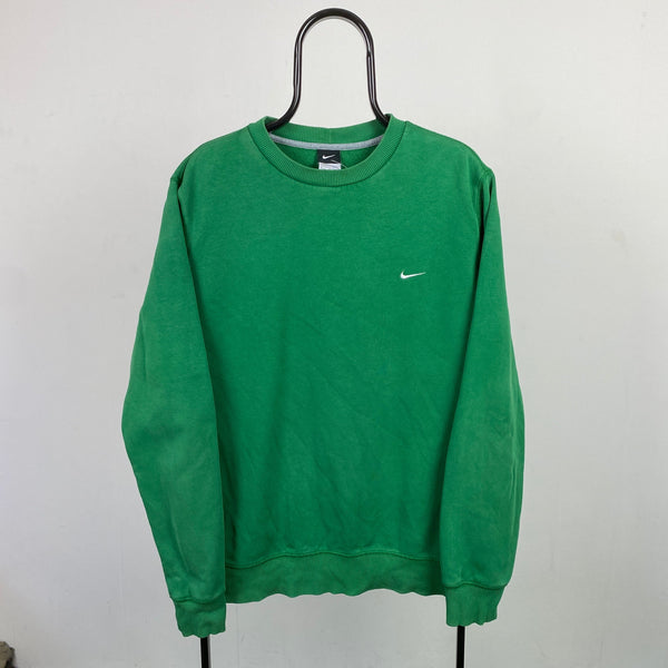 Vintage Nike Heavyweight Sweatshirt Green Large