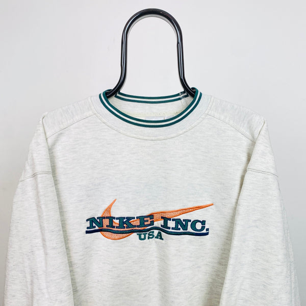 Vintage Nike Sweatshirt Grey XL