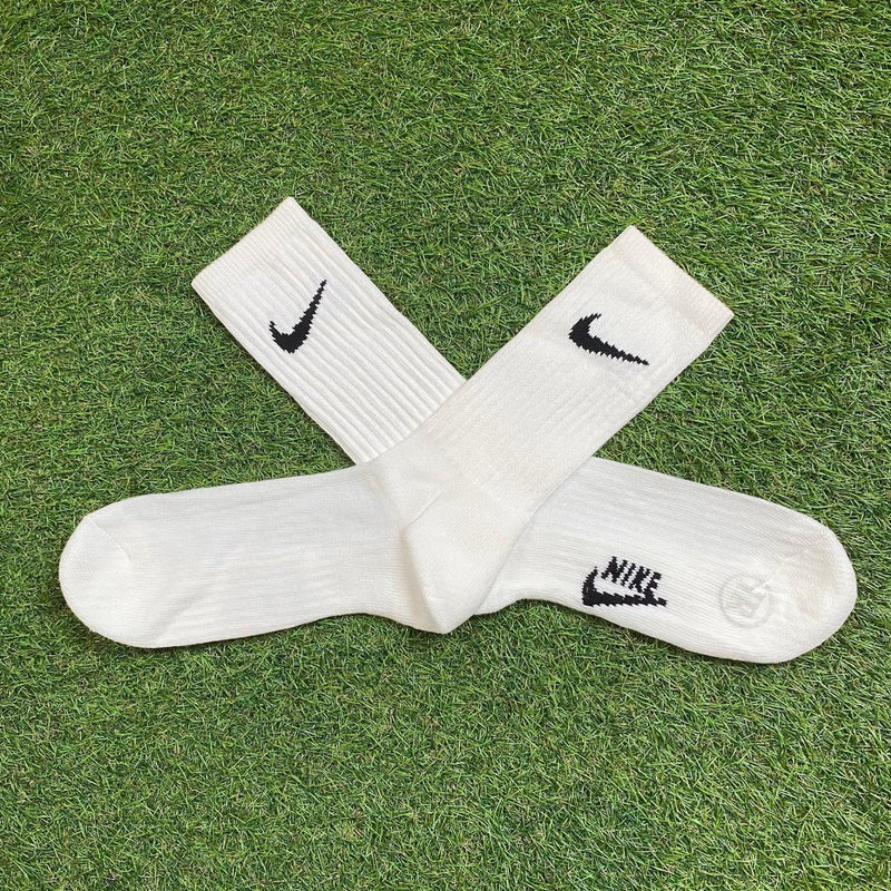 Vintage Deadstock Nike Socks White 6 Pack