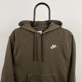 Vintage Nike Hoodie Brown XS