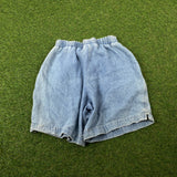 Vintage Nike Denim Challenge Court Shorts Blue XS