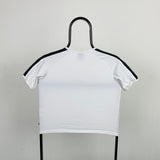 Vintage Nike Crop T-Shirt White Medium