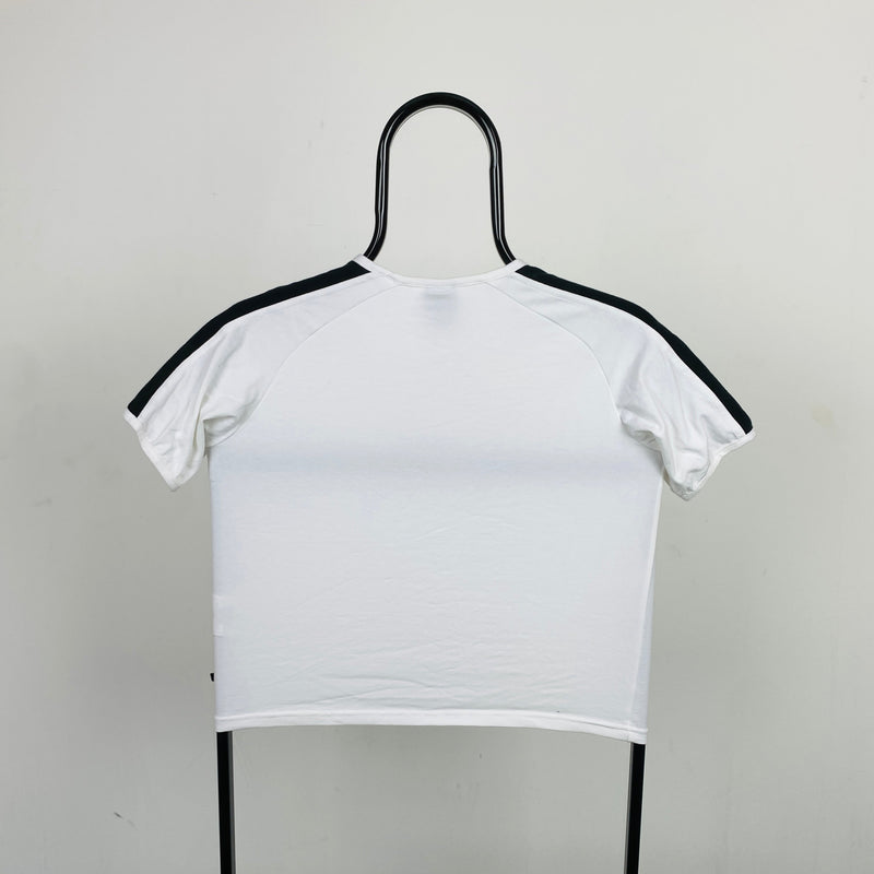 Vintage Nike Crop T-Shirt White Medium