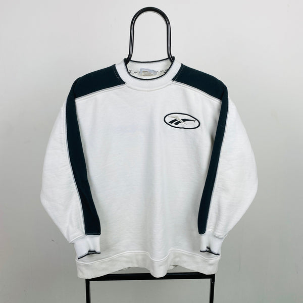 Retro Reebok Sweatshirt White Small