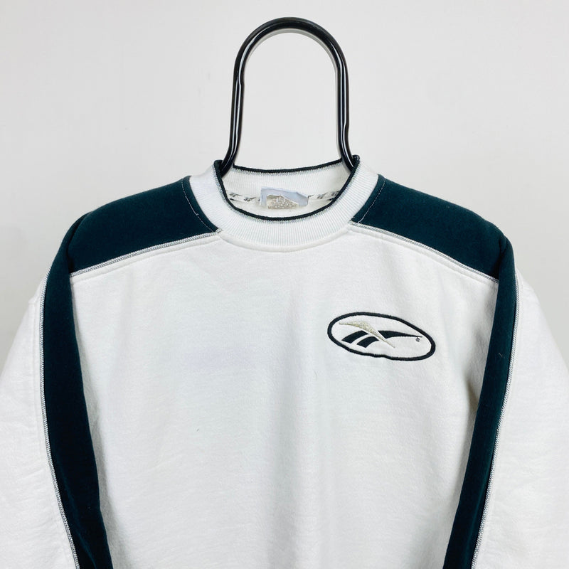 Retro Reebok Sweatshirt White Small