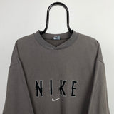 Vintage Nike Sweatshirt Brown XL