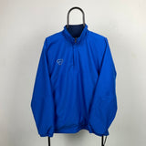 Vintage Nike Reversible Windbreaker Jacket Blue Medium