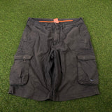 Vintage Nike Cargo Shorts Grey Medium