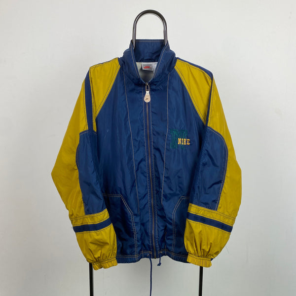 Vintage Nike Windbreaker Jacket Blue Medium