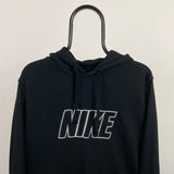 Vintage Nike Hoodie Black Medium