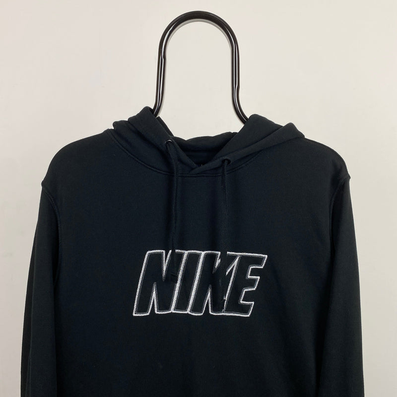 Vintage Nike Hoodie Black Medium