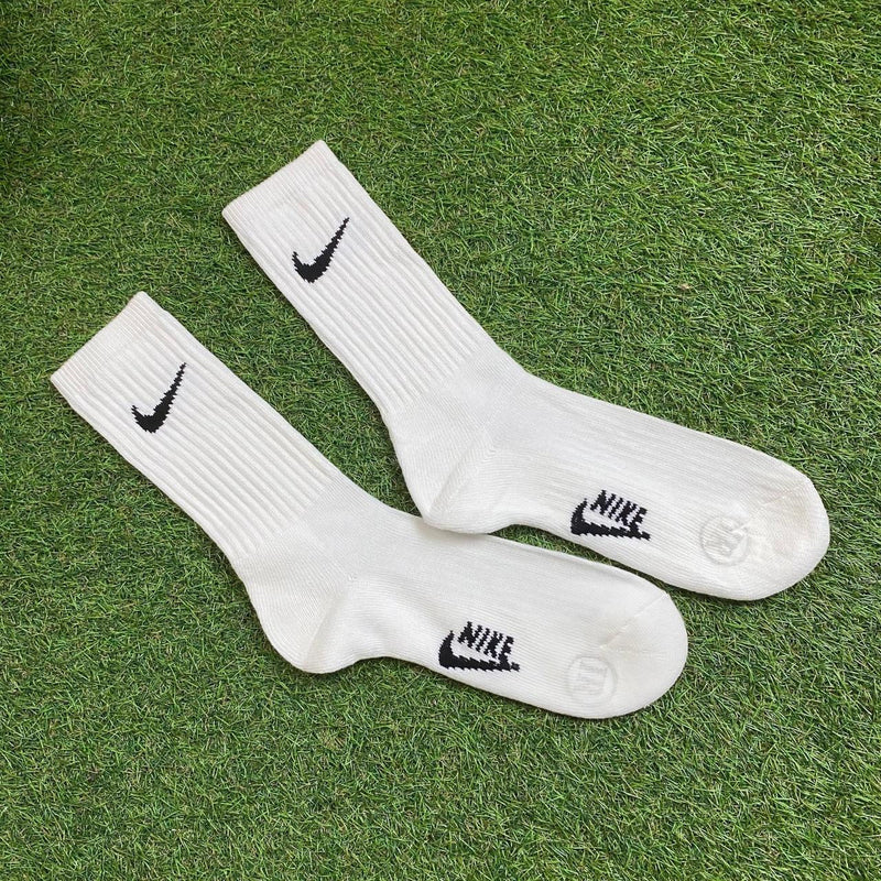 Vintage Deadstock Nike Socks White 6 Pack