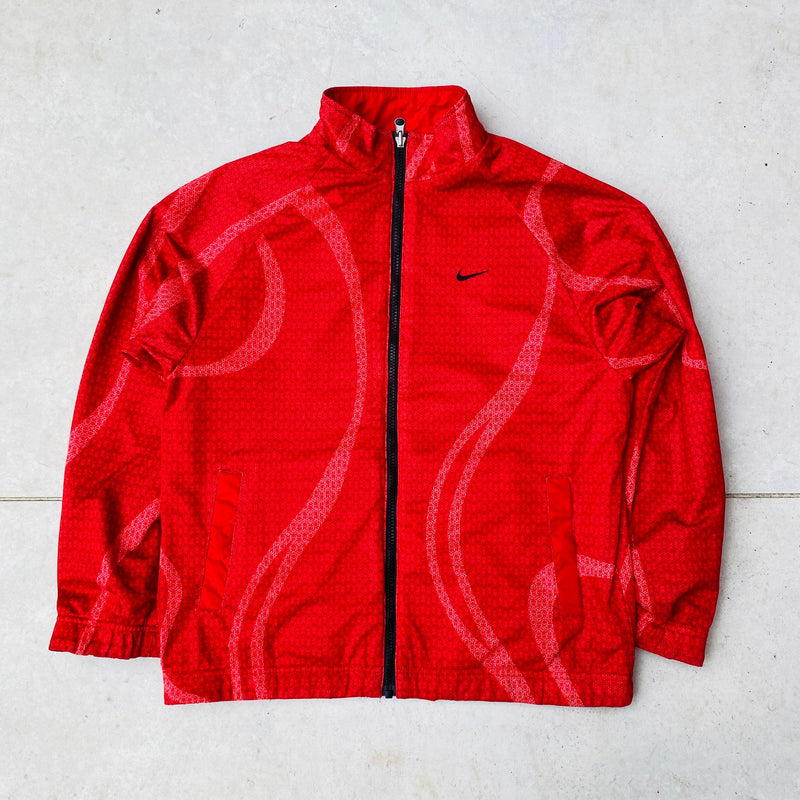 Vintage Nike Reversible Tn Air Windbreaker Jacket Red Small