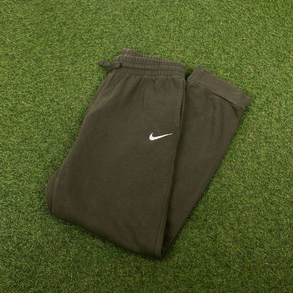 Vintage Nike Cotton Joggers Green Small