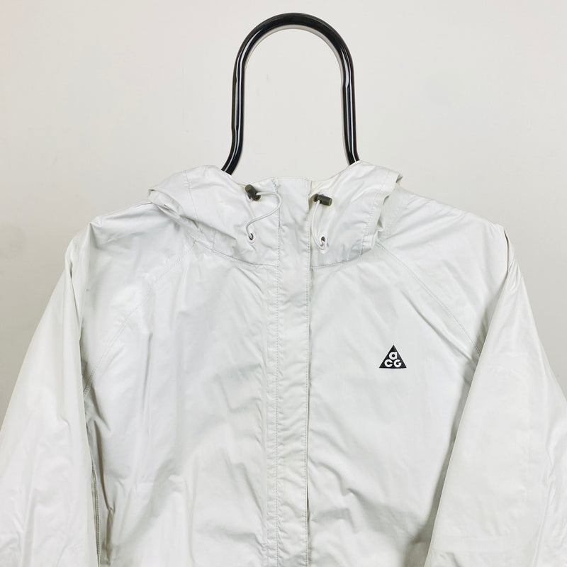 Vintage Nike ACG Waterproof Coat Jacket White XL