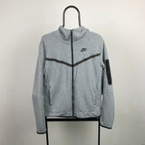 Vintage Nike Tech Fleece Hoodie Grey Small