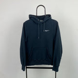 Vintage Nike Hoodie Black Small