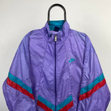 Vintage Nike Windbreaker Jacket Purple Large