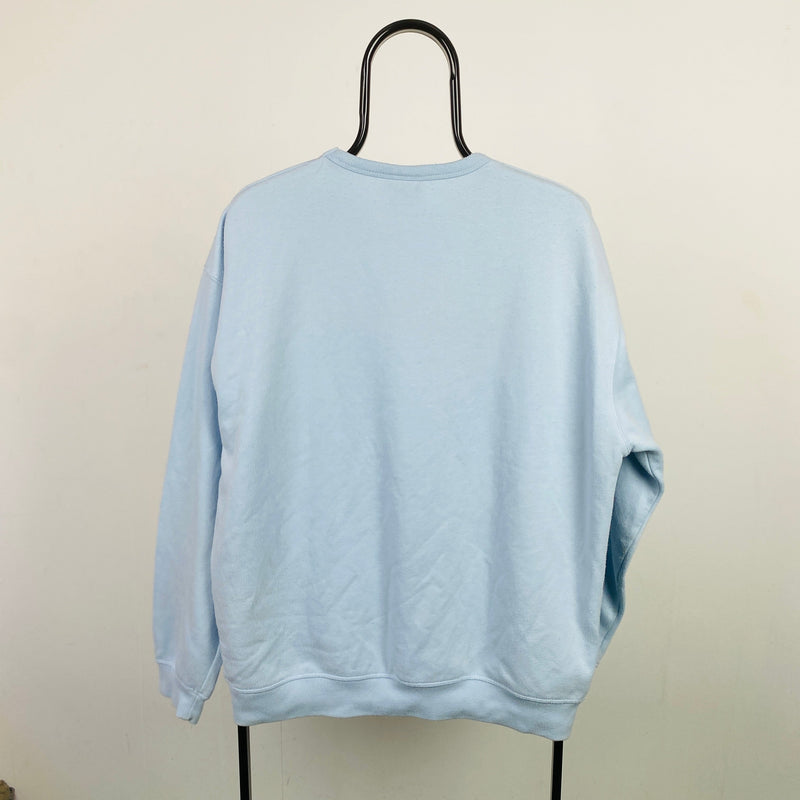 Retro Reebok Sweatshirt Baby Blue Large