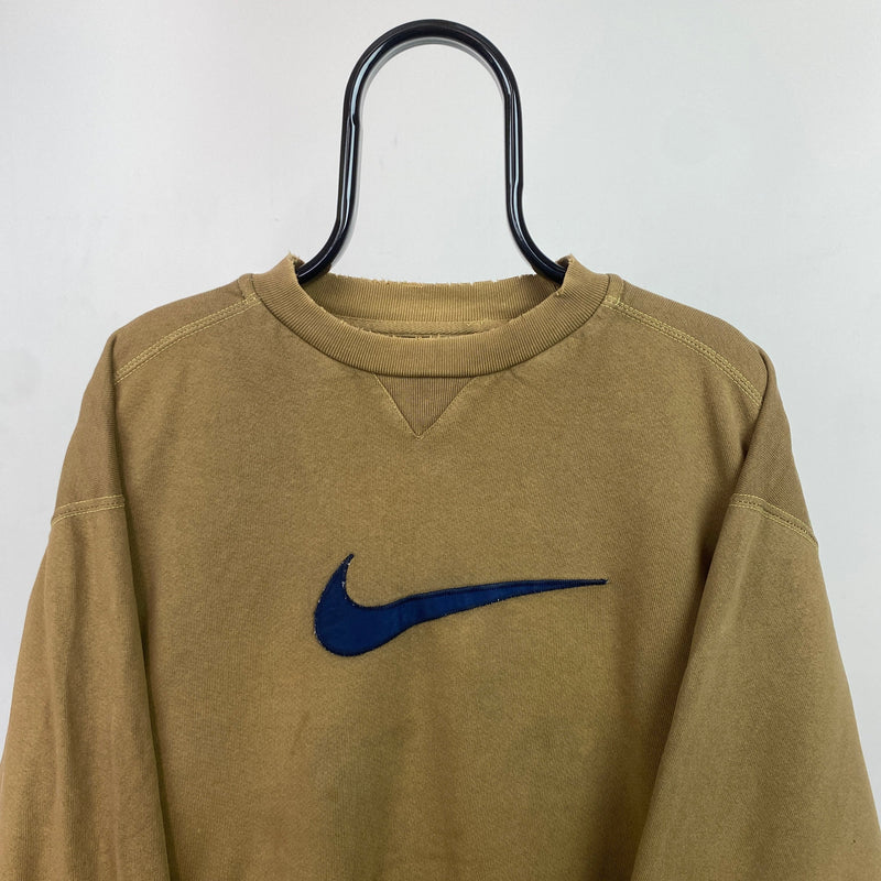 Vintage Nike Sweatshirt Brown Medium