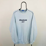 Retro Reebok Sweatshirt Baby Blue XXL