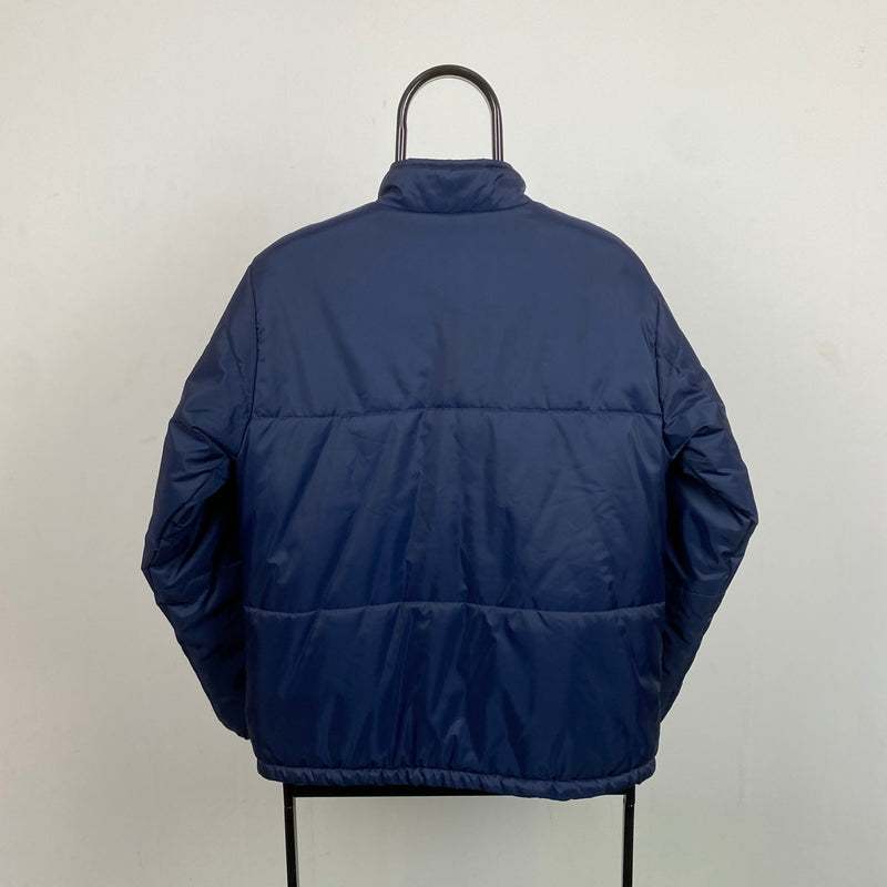 Vintage Nike Puffer Jacket Blue Small