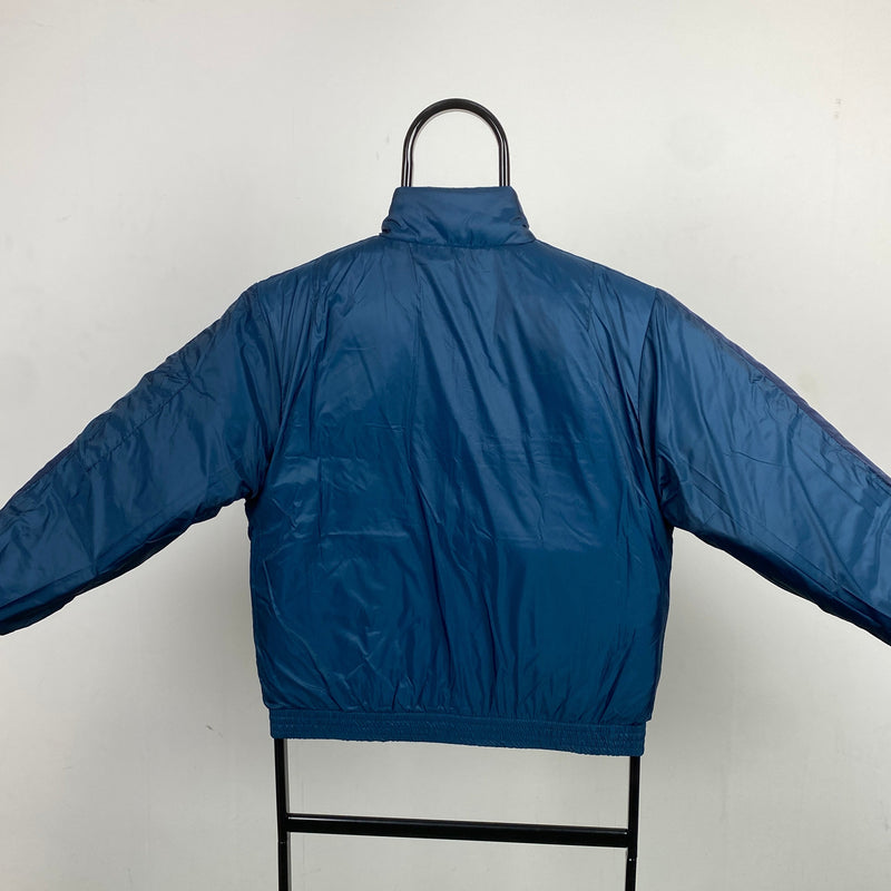 Vintage Nike Reversible Puffer Jacket Blue XS