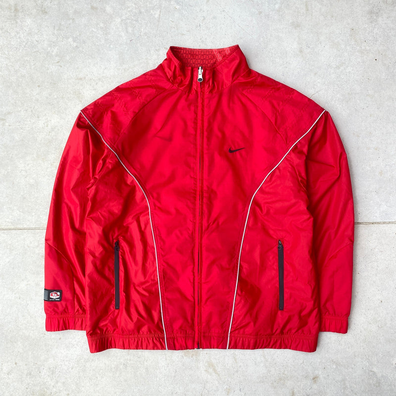 Vintage Nike Reversible Tn Air Windbreaker Jacket Red Small