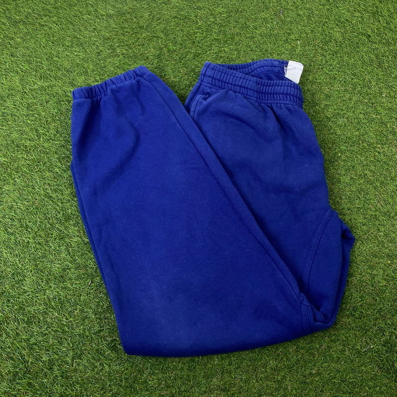 Vintage Nike Cotton Joggers Blue Medium