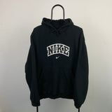 Vintage Nike Heavyweight Zip Hoodie Black XL