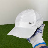 Vintage Nike Side Swoosh Hat White