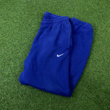 Vintage Nike Cotton Joggers Blue Medium