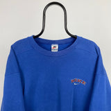 Vintage Nike Sweatshirt Blue Large