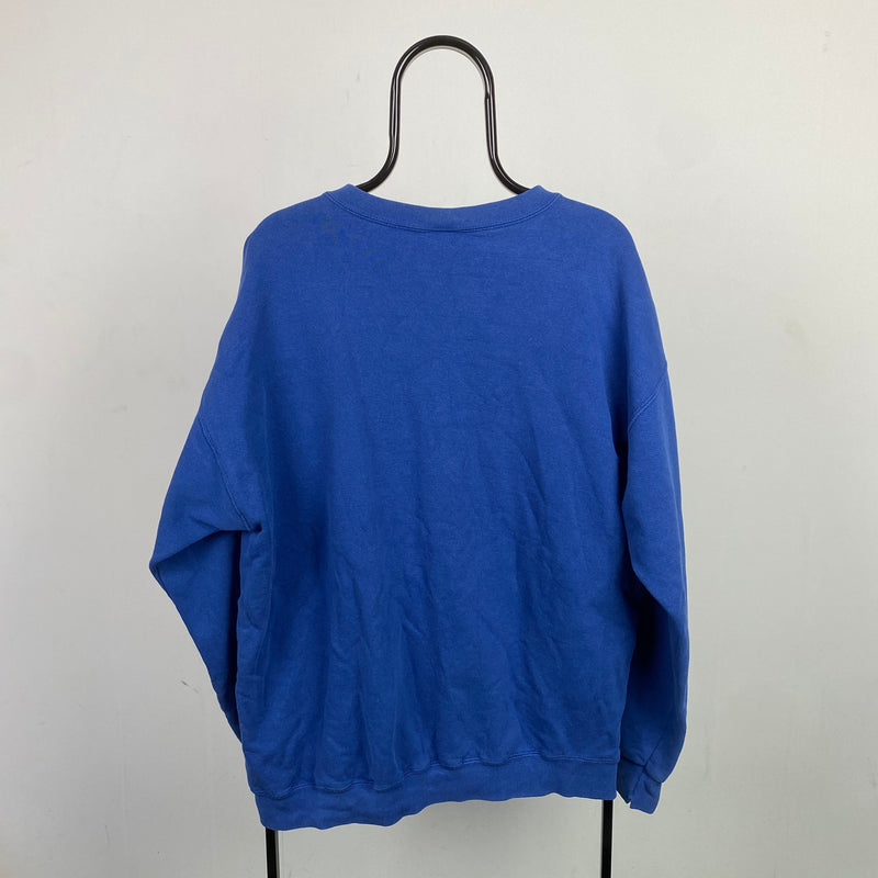 Vintage Nike Sweatshirt Blue Large