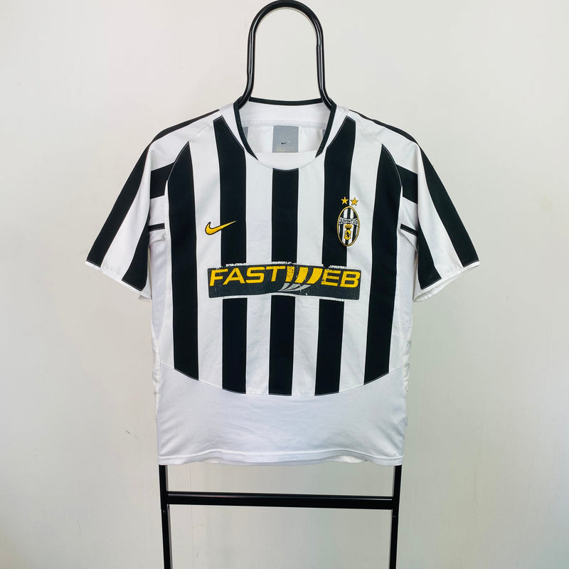 Vintage Nike Juventus Football Shirt T-Shirt Black XS