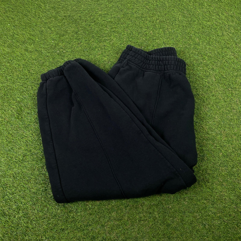 Vintage Nike Cotton Joggers Black XL