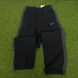 Vintage Nike Cotton Hoodie + Joggers Set Black XS