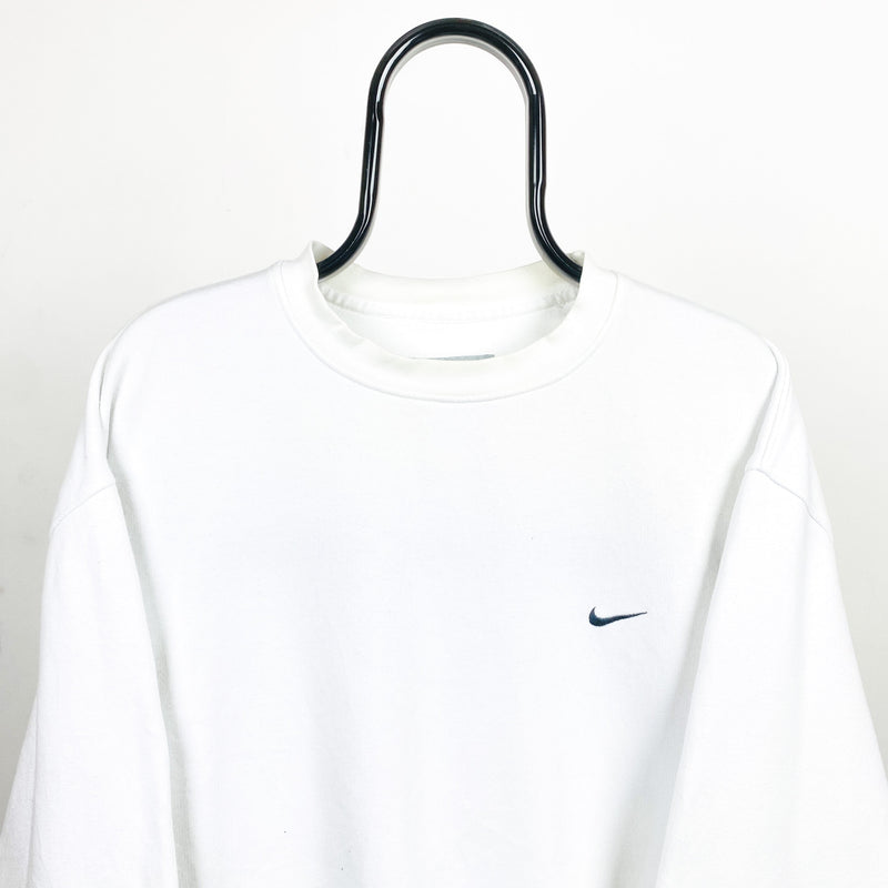 Vintage Nike Heavyweight Sweatshirt White XL