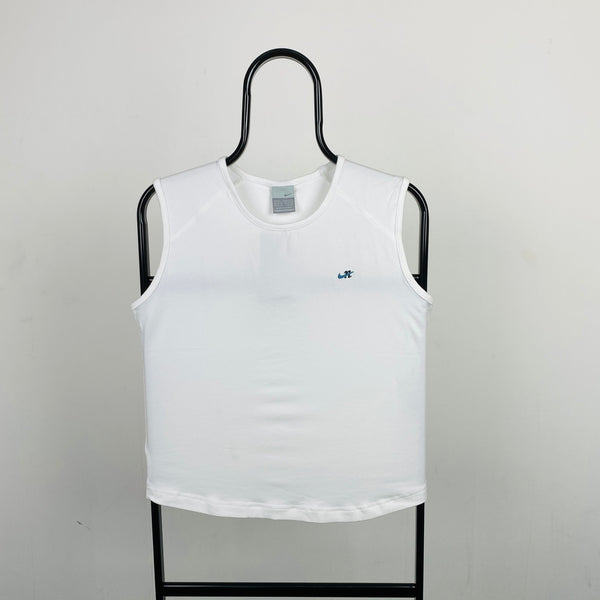 Vintage Nike Gym Vest T-Shirt White Large