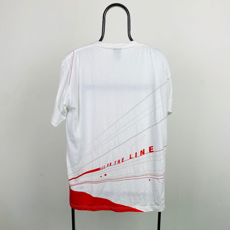 Vintage Nike Challenge Court T-Shirt White Medium