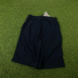 Vintage Nike Cotton Shorts Blue Small