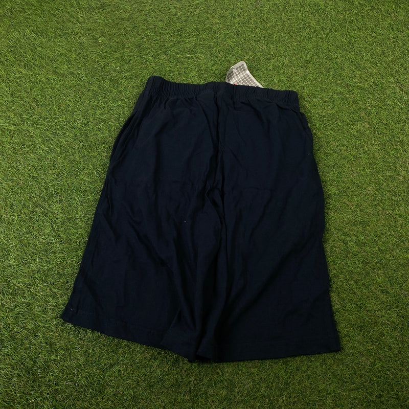 Vintage Nike Cotton Shorts Blue Small