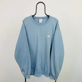 Vintage Nike Heavyweight Sweatshirt Blue XXL