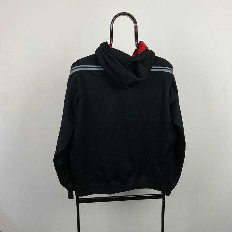 Vintage Nike Centre Swoosh Hoodie Black Medium