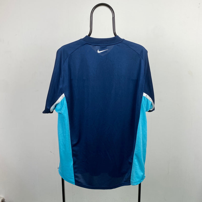 Vintage Nike T-Shirt Blue Large